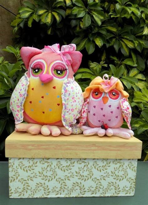 Muñecos De Tela Artesanales Caja 30cm X 17cm Con Decoupage 500 00