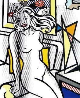 Artwork Replica Nude With Yellow Pillow 1994 By Roy Lichtenstein