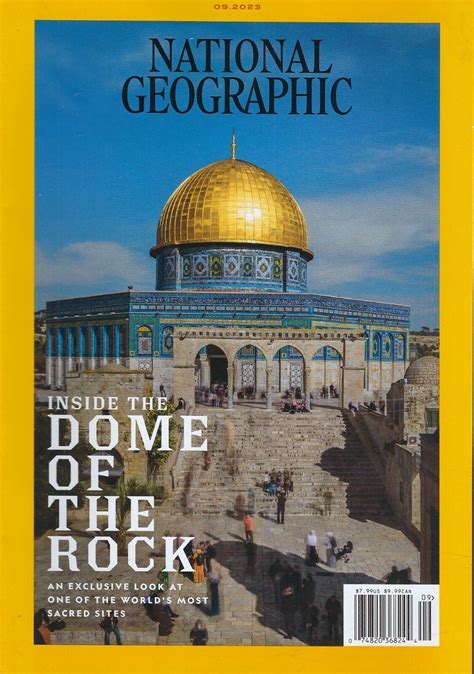 National Geographic Magazine September Inside The Dome Of The Rock