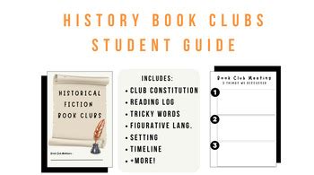 Historical Fiction Book Clubs by MadebyMsB | TPT