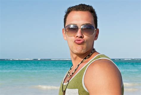 Funny Gay Guy Duck Lips