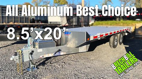 Eby Do K With Ramps Foot Aluminum Equipment Trailer