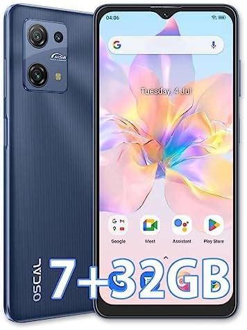 OSCAL Smartphone Offerta 2023 C30 7GB RAM 32GB ROM Telefono Cellulare