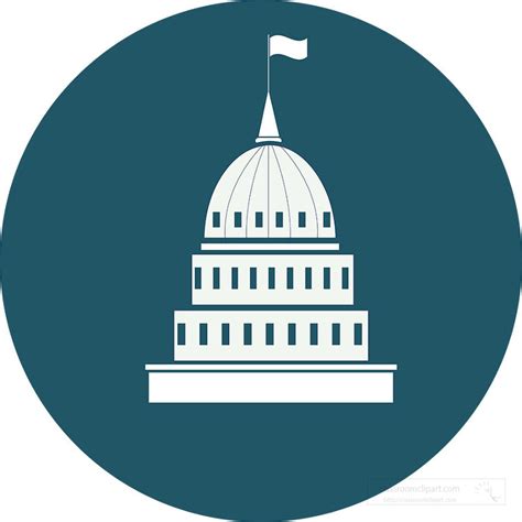 Government Clipart-capital building icon