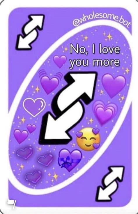 Uno Reverse Card Hearts No U Memmiblog