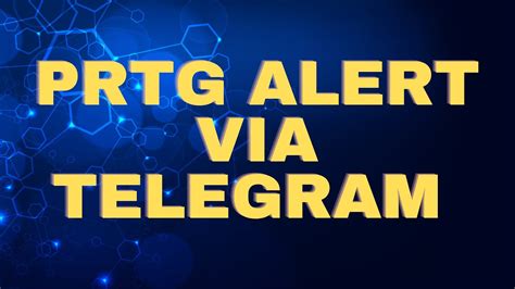 Ricezione Degli Alert Di Prtg Su Telegram Il Segreto Svelato Youtube