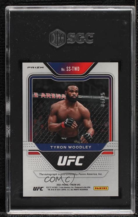 Panini Prizm Ufc Sensational Signatures Mojo Prizm Ss Twd Tyron