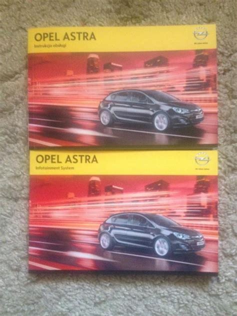 Opel ASTRA IV polska instrukcja obsługi radio CD 400 300 nawigacja 600