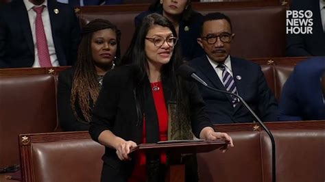 Watch Rashida Tlaib Defends Ilhan Omar Ahead Of Vote To Remove Her