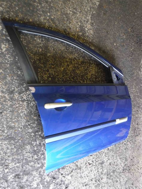 Renault Clio MK3 20052012 Drivers OSF Front Door Blue TERNA 5dr Store