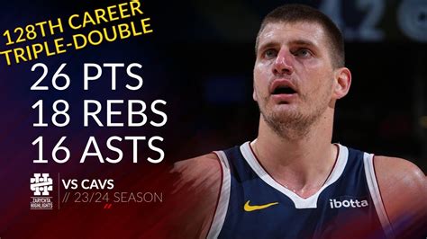 Nikola Jokic Pts Rebs Asts Vs Cavs Season Youtube