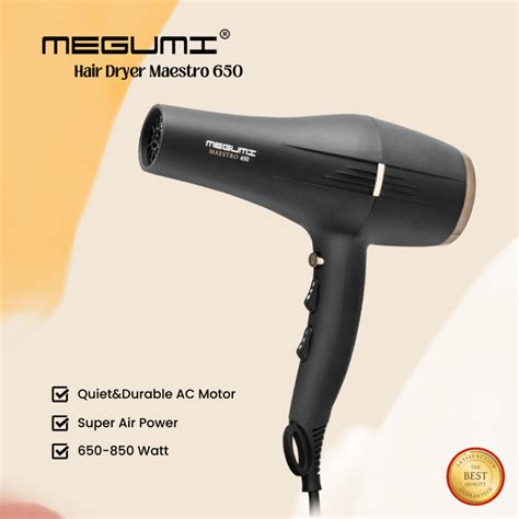 Jual Megumi Hair Dryer Maestro Pengering Rambut Professional Salon Barber Shopee Indonesia