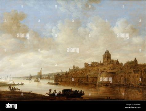 Jan Van Goyen View On Nijmegen Xvii Th Century Flemish