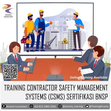 TRAINING CONTRACTOR SAFETY MANAGEMENT SYSTEM CSMS SERTIFIKASI BNSP