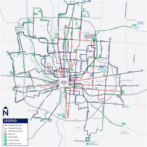 COTA Bus Route Maps - MERJE DESIGN