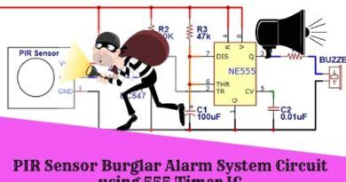 Rain Alarm Circuit Using Ne Timer Ic Electroduino