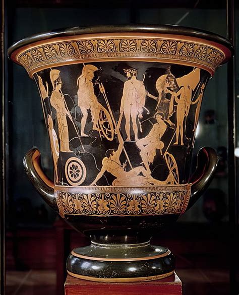 Attic Red Figure Calyx Krater Depicting Hercules Wearin 418463