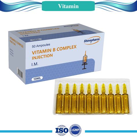 2ml Vitamin B Complex Injection China Vitamin B Complex Injection And