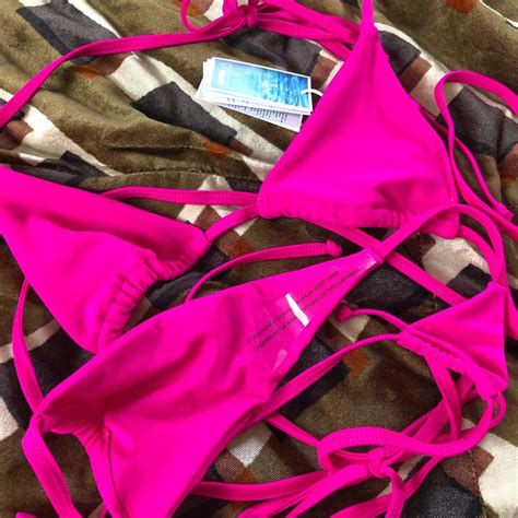 Hot Pink Micro Bikini From Obsessive Nwt And Depop