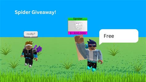 Spider Fruit Giveaway Blox Fruits YouTube