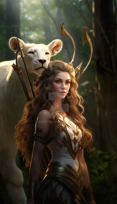 Artemis Greek Goddess by AiDigitals on DeviantArt