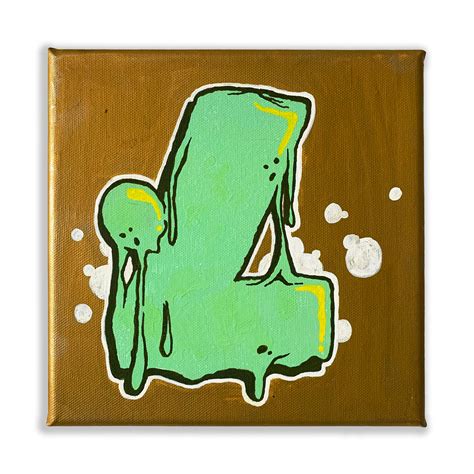 Graffiti Letter L Art Print 12x12 Inches Signed And Numbered X10 Etsy