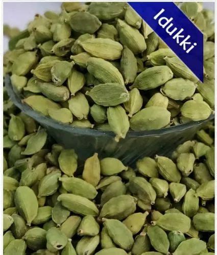 Kerala Special Green Cardamom Elaichi Bold Size 7 5mm 8mm At Rs