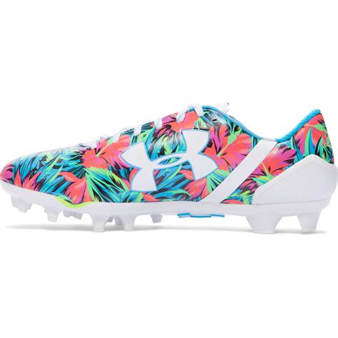 Under Armour Synthetic Mens Ua Spotlight Football Cleats — Limited Edition In Black Lime Light