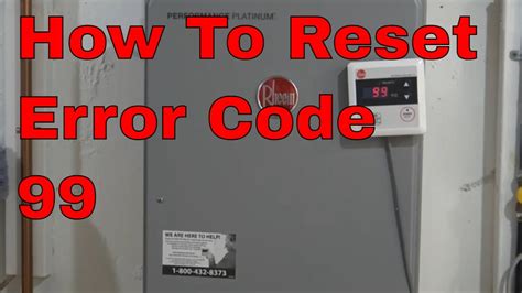 Rheem Tankless Water Heater Code 11 5 Easy Solutions