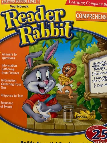 Comprehension Reader Rabbit Level 1 Tew Used