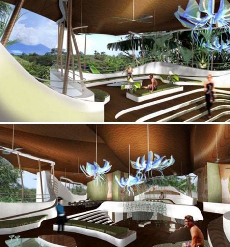 Futuristic Green House Interior Dornob