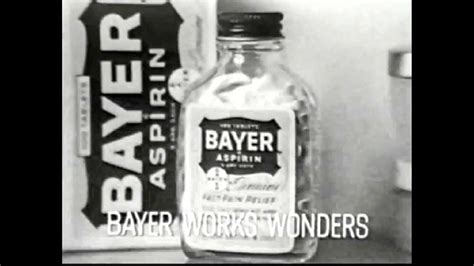 Bayer Aspirin Retro Commercial Bayer Works Wonders Youtube