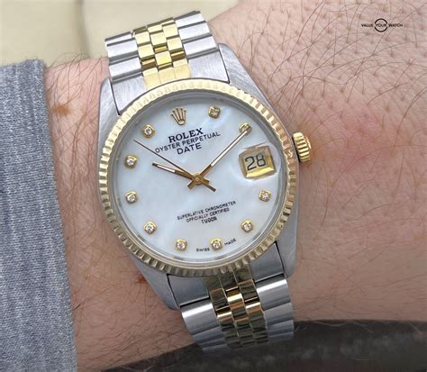 Rolex Tudor Oyster Date Prince 75203 Two Tone Quickset Value Your Watch