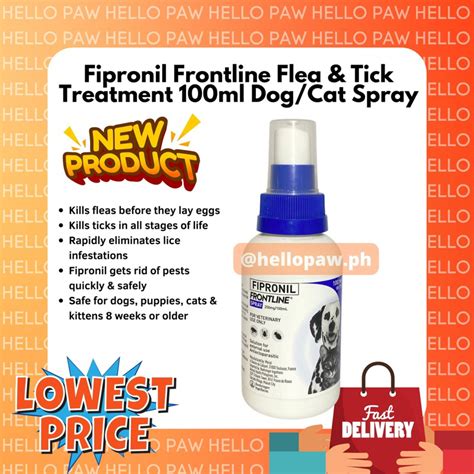 Fipronil Frontline Spray 100ml Solution For External Use