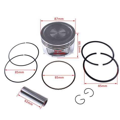 For Honda Gx Hp Piston Ring Connecting Rod Seals Gasket Engine