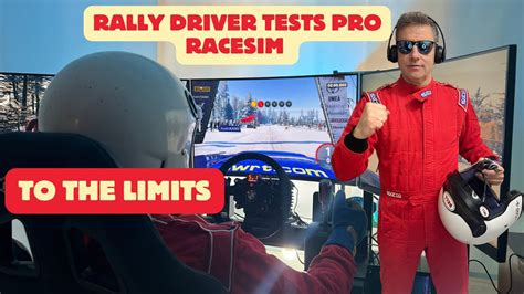 Rally Driver Tests Pro Race Sim At Limits EASPORTS WRC Fanatec