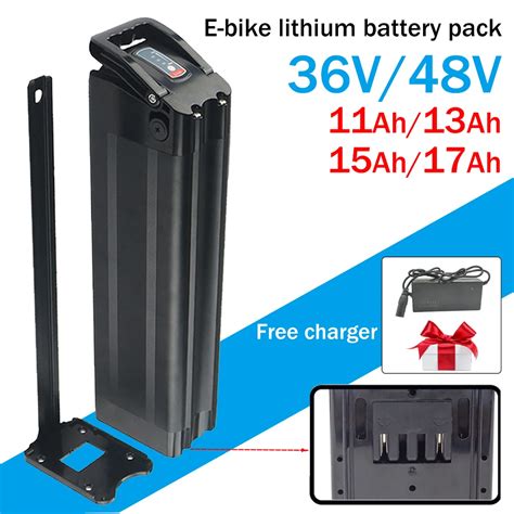 36V 48V 15AH 17AH Silverfish Lithium Electric Bike 1000W Lithium Ion