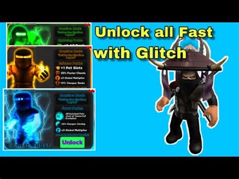 How To Unlock All Altar Of Elements Fast With Glitch Ninja Legends