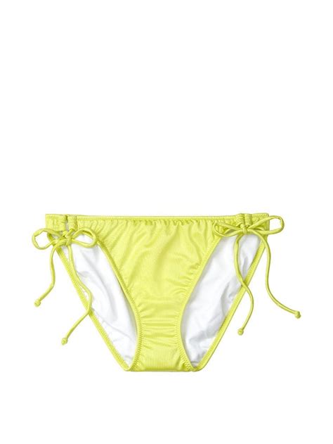 Malibu Yandan Bağlı Bikini Alt Lime Suyu VS26275896 Victoria s Secret