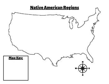 Native American Regions Map by Education Cafe | Teachers Pay Teachers