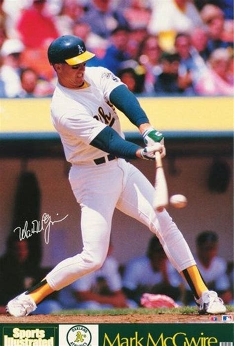 Mark Mcgwire Oakland Athletics Rare Vintage Poster