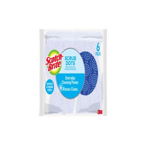 Scotch-Brite Scrub Dots Non-Scratch Scrub Sponge (Pack of 18), 18 pack ...