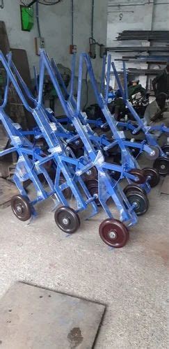 Mild Steel Three Wheel Drum Lifter Trolley No Of Wheels Loading