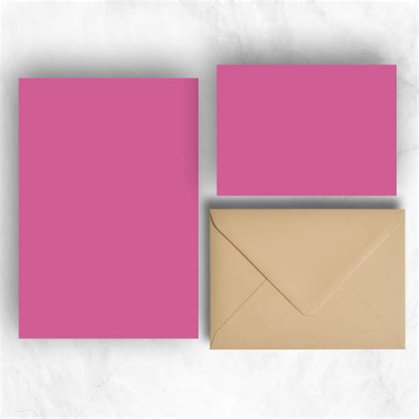 Hot Pink Writing Set And Stone Envelopes Pemberly Fox