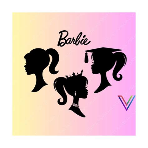 Barb Svg Bundle Black Barb Svg Princess Silhouette Pink D Inspire