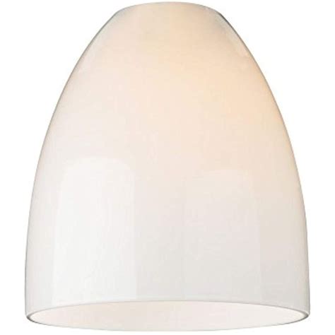 Opal White Bell Glass Shade Lipless With 1 58 Inch Fitter Opening Opal White Glass Shades