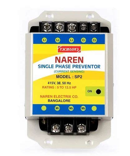 50 Hz Wall Mounted Naren SP2 Single Phase Preventer For Submersible