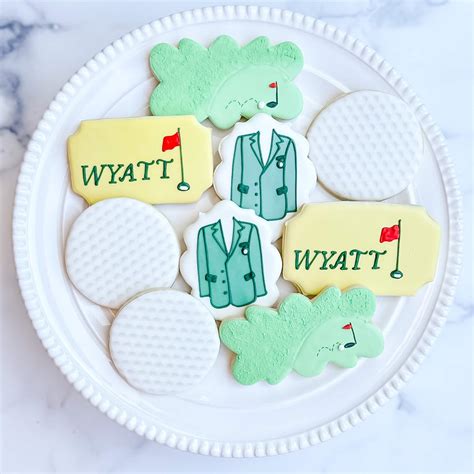 Custom Birthday Cookies Golf Theme Golf Master Southern Sugar Bakery