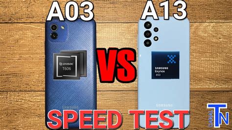 Samsung Galaxy A03 Vs Galaxy A13 Speed Test Brasil Youtube