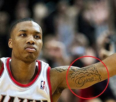 Damian Lillard's 18 Tattoos & Their Meanings - Body Art Guru